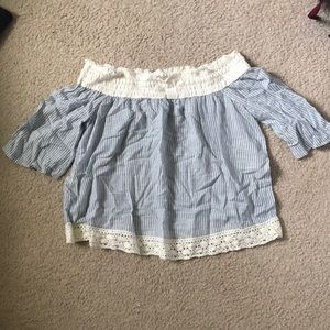 Off the shoulder blouse